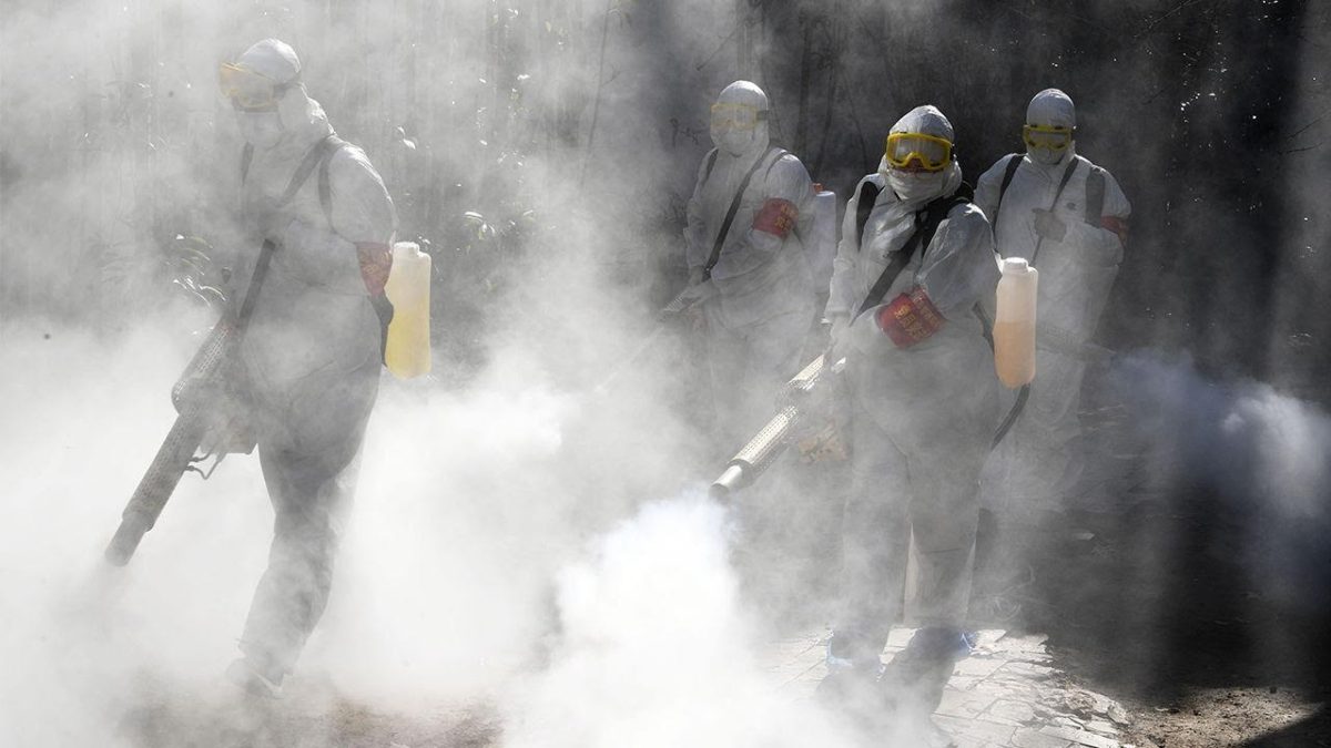 Sanitização de ambientes no Campo Belo